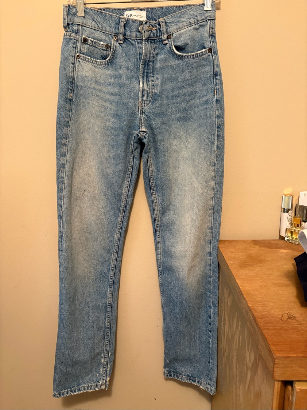Zara Slim Straight Light Blue Jeans